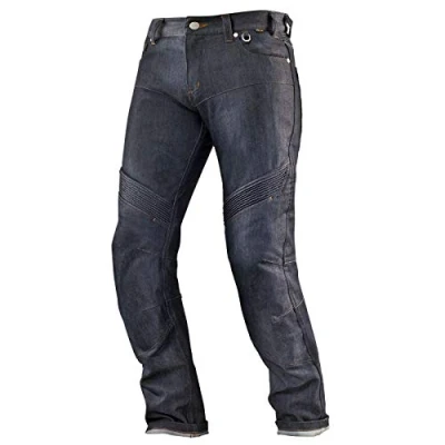 Abbildung von SHIMA Gravity Motorradjeans Herren Atmungsaktive Elastische Cordura Biker Hose Männer Passform Regular mit Kevlarschicht, Knie Protektoren, Coolmax Fasern (Blau, 34)