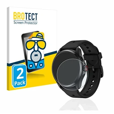 Abbildung von BROTECT Entspiegelungs Schutzfolie für Mobvoi TicWatch Pro 5 (2 Stück) Matte Displayschutz Folie, Anti Reflex, Fingerprint