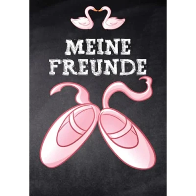 Abbildung von Meine Schulfreunde: Ballerina Freundebuch Grundschule. Erinnerungsalbum erstes Schuljahr. Ballet Geschenk für Mädchen