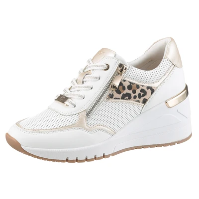 Abbildung von Marco Tozzi Sneaker high, Damen, Größe: 36, White dune Schuhe