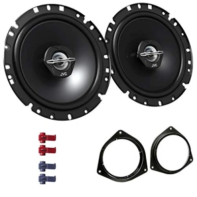 Abbildung von JVC CS J1720X Lautsprecher mit Einbauset passend für Toyota Corolla E12 2002 2007 Türen vorne 600 W 170mm 2 Wege Koax