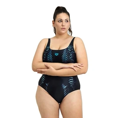 Abbildung von Arena Feel Damen Imprint U Back Plus Badeanzug