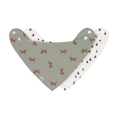 Abbildung von LÄSSIG Dreieckstuch Little Forest, Fuchs, (Set, 2 St), für Babys