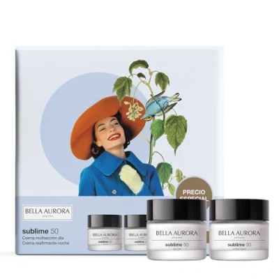 Abbildung von BELLA AURORA Sublime 50 Tagescreme, ml + straffende Nachtcreme, ml, Anti Aging Behandlung, über Jahre, Lifting Effekt, vereinheitlicht und verleiht Glanz, intensive Pflege