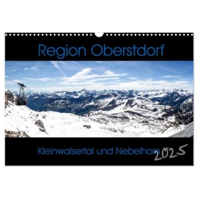 Abbildung von Region Oberstdorf Kleinwalsertal und Nebelhorn (Wandkalender 2025 DIN A3 quer), CALVENDO Monatskalender