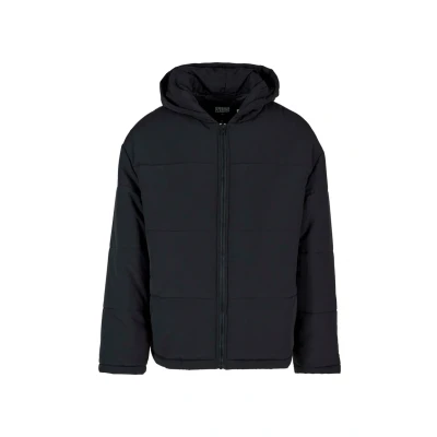 Abbildung von Urban Classics Hooded Puffer Winterjacke, Herren, Größe: 4XL, Black