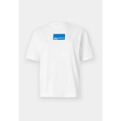 Abbildung von Karl Lagerfeld Jeans BOX LOGO TEE Tshirt print, Damen, Größe: XL, White