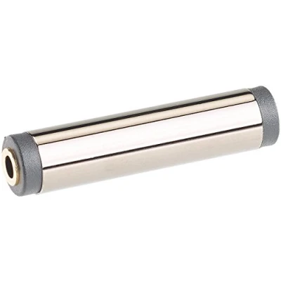 Abbildung von auvisio Klinke Adapter: 3,5 mm Klinken Kupplung, Buchse auf Buchse, 44 mm, vergoldet (Klinkenkupplung, Klinkenstecker Verlängerungskabel)