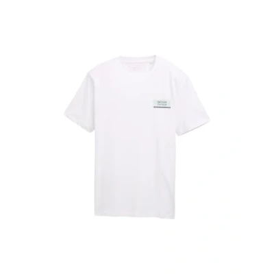 Abbildung von TOM Tailor Denim Printed Tshirt print, Herren, Größe: Medium, Outdoor white