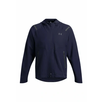 Abbildung von Under Armour Warmup Unstoppable Regenjacke / wasserabweisende Jacke, Herren, Größe: XL, Midnight navy