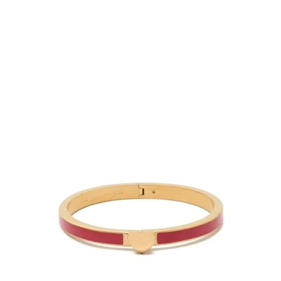 Abbildung von Kate Spade New York Heart You Emaille Armreif mit Scharnier, rot., Einheitsgröße, Metall, Kein Edelstein