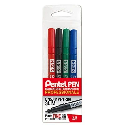 Abbildung von Pentel N50S Permanentmarker Slim sortiert
