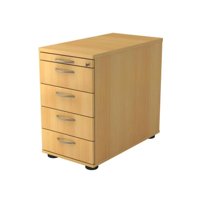 Abbildung von HAMMERBACHER Solid SC50 Standcontainer buche 5 Auszüge