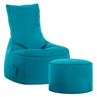 Abbildung von SITTING POINT only by MAGMA Sitzsack Set Scuba Swing + Hocker Petrol