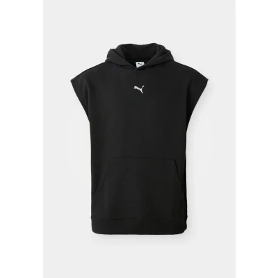 Abbildung von Puma Graphic Sleeveless Hoodie Sport Tshirt, Herren, Größe: Small, Black