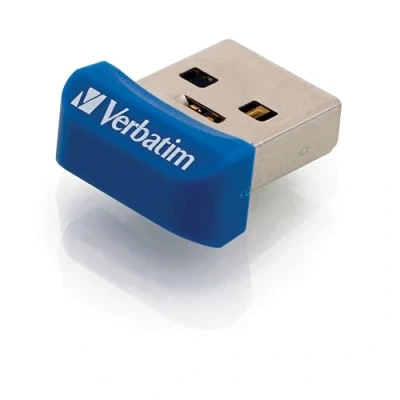 Abbildung von Verbatim Store &#039;n&#039; Stay Nano USB Stick, 3.2 Gen1, 32 GB, Speicherstick mini, 3 Stick für Laptop Notebook Ultrabook TV Autoradio, flacher blau