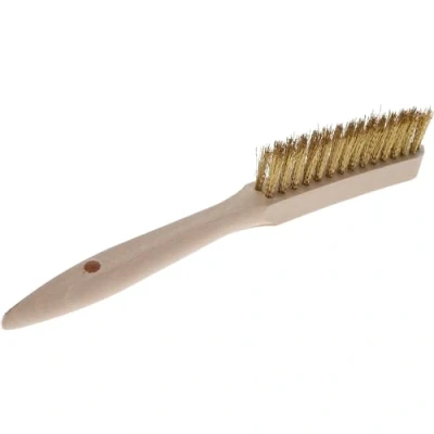 Abbildung von OSBORN Hand Drahtbürste 2 reihig Messing