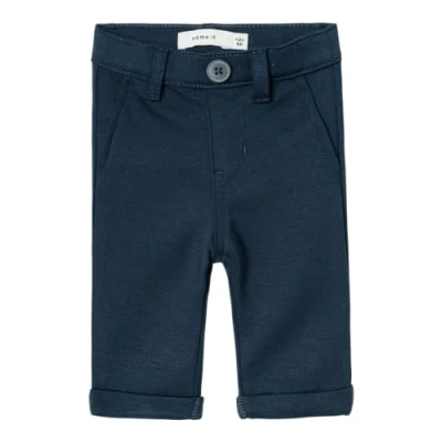 Abbildung von Name it SLIM FIT Comfort Stoffhose für Kinder, Größe: 62, Dark sapphire