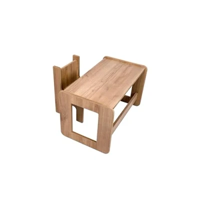 Abbildung von Industrial Living Kindertisch mit 1 Stuhl Spieltisch Aktivitätstisch Kinderschreibtisch Zeichentisch für Kinder