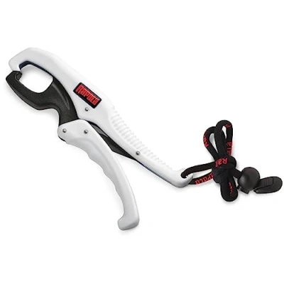 Abbildung von Rapala Unisex Adult Angelzange Floating Fish Gripper Korrosionsbeständiges Kunststoff Angelzubehör Multifunktionszange Schnellverschluss Mechanismus Zange, Multicolore, Einzigartig