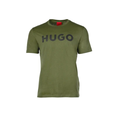 Abbildung von HUGO Dulivio Tshirt print, Herren, Größe: XL, Open green