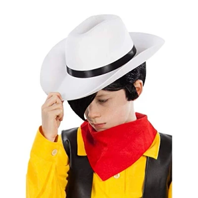 Abbildung von Maskworld Cowboy Kostüm Lucky Luke Cowboyhut für Kinder, Der passende kleine Westernhelden original lizenziert