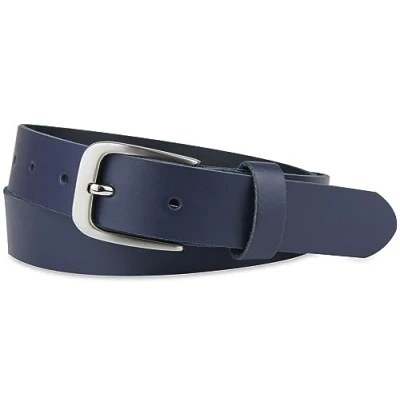 Abbildung von Frentree Ledergürtel aus 100% Echtleder, MADE IN GERMANY 3 cm breiter Gürtel Leder, kürzbar, Braun