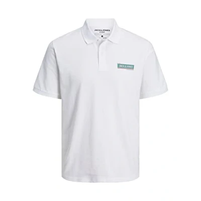 Abbildung von Jack &amp; Jones Jcoadam Poloshirt, Herren, Größe: Large, White