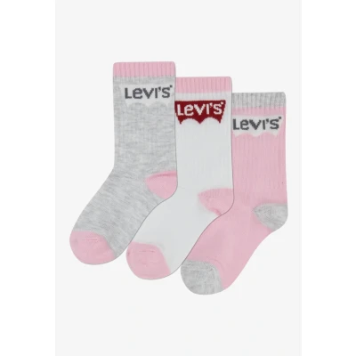 Abbildung von Levi&#039;s Batwing Regular CUT 3 PACK Unisex Socken für Kinder, Größe: 35 37.5, Fairy tale