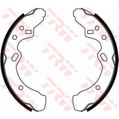Abbildung von TRW GS8288 Bremsbacken 228 26 SUMITOMO