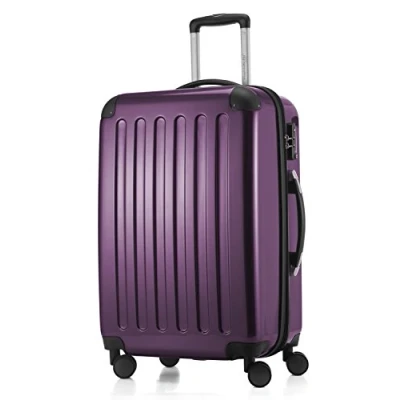 Abbildung von HAUPTSTADTKOFFER Alex Mittelgroßer Hartschalenkoffer, TSA, 4 Rollen, Koffer, Trolley, Rollkoffer, Reisekoffer, Volumenerweiterung, 65 cm, 74 Liter, Aubergine