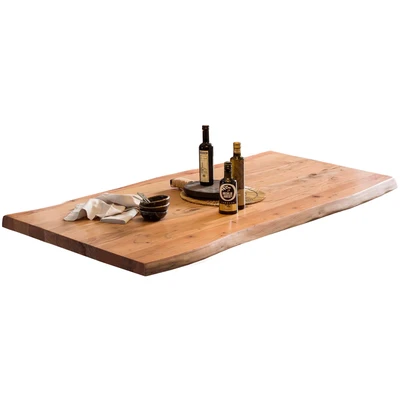 Abbildung von SIT Möbel TOPS &amp; TABLES Tischplatte 220x100 cm Akazie wie gewachsen, Plattenstärke 56 mm