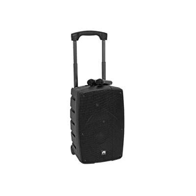 Abbildung von OMNITRONIC WAMS 10BT2 MK2 Drahtlos PA System Mobiles 10&quot; mit Akkubetrieb, Audioplayer, Bluetooth und 2 Funkmikrofonen