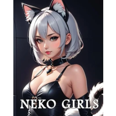Abbildung von Sexy Neko Girls: Anime Coloring book for adults Girls