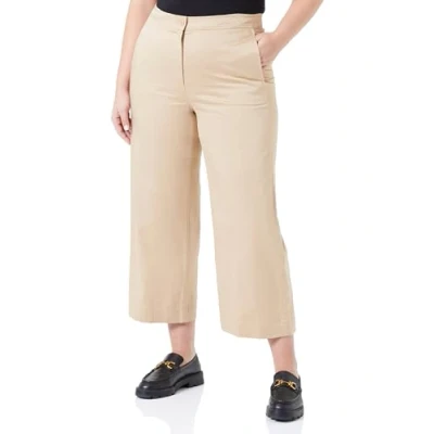 Abbildung von Gerry Weber Freizeit VERKÜRZT MIT Dehnbund Stoffhose, Damen, Größe: 44, Caramel