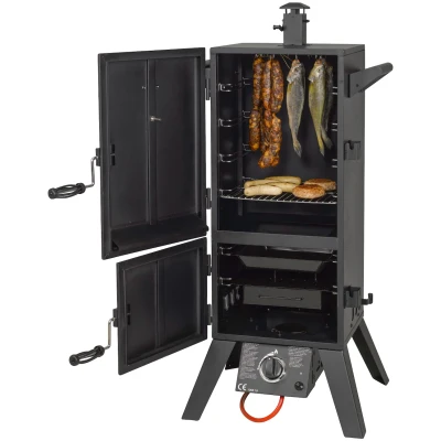 Abbildung von El Fuego Gas Räucherofen Portland XL, BxTxH: 64x50x127,5