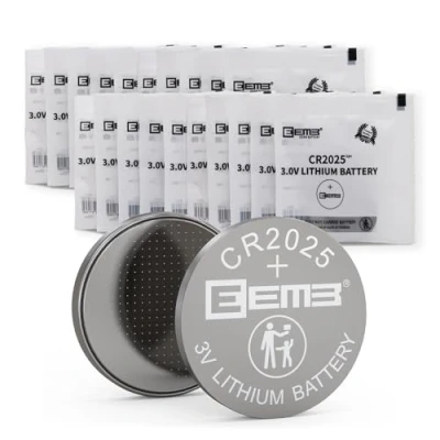 Abbildung von EEMB 20 Stück Knopfzellen CR2025 Batterie 3V Lithium Knopfbatterien CR 2025 Li MnO₂ Kompatibel mit Key FOBs, Taschenrechnern, Münzzählern, Uhren