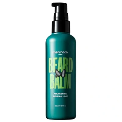 Abbildung von Men Rock Bartbalsam mit Sizilianischer Limette &amp; Koffein Belebender, Nicht Fettender Conditioner, 100ml