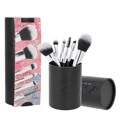 Abbildung von ZMILE COSMETICS Your Utensilo „Brushes“ veganes Pinsel Set Kosmetikpinsel für Unterwegs, zum Reisen und Verschenken