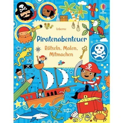Abbildung von Piratenabenteuer Rätseln, Malen, Mitmachen: abwechslungsreiche Beschäftigung rund um das Thema Piraten und Seeräuber für Kinder ab 7 Jahren (Spiel , Mal Ratebücher)