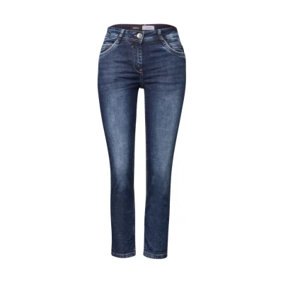Abbildung von Cecil 7/8 IM Casual FIT Jeans Slim Fit, Damen, Größe: 28x26, Blau
