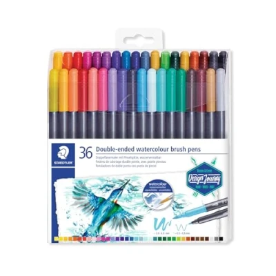 Abbildung von Staedtler marsgraphic duo penseelmarker set 36 st 3001 TB36 (08 18)