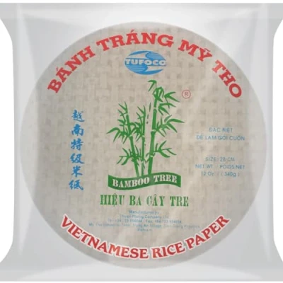 Abbildung von BAMBOO TREE Reispapier 28Cm. (Sommerrollen) 1 X 340 GR
