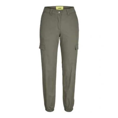 Abbildung von JJXX Damen JXKENDAL ZOE REG Ankle Cargo MW PNT NOOS Cargohose, Dusty Olive, S