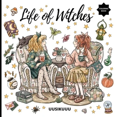 Abbildung von Life of Witches: Witches Coloring Book Collection 3 Books in 1 Compilation (Witches Books)