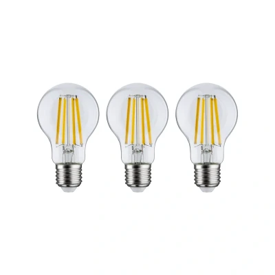 Abbildung von Paulmann LED Leuchtmittel Eco Line 3er Pack AGL 840lm 4W 3000K klar 230V, Warmweiß