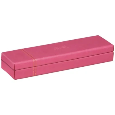 Abbildung von Rhodia 319782C Stiftebox (21 x 5,5 3 cm, praktisch und strapazierfähig, Kunstleder, elegant, ideal für Ihr Büro) 1 Stück, himbeer