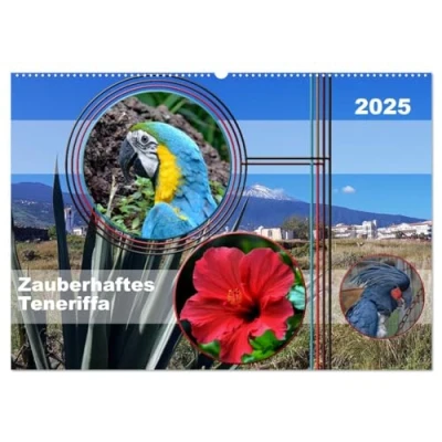 Abbildung von Zauberhaftes Teneriffa (Wandkalender 2025 DIN A2 quer), CALVENDO Monatskalender