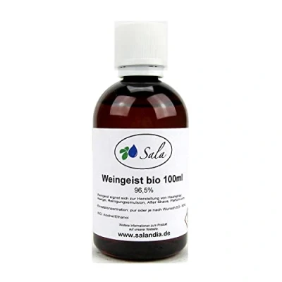 Abbildung von Sala Weingeist Ethanol Alkohol 96,5% unvergällt bio 100 ml PET