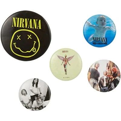 Abbildung von Nirvana &quot;Iconic&quot;,Abzeichen Packung,10 x 12.5 cm